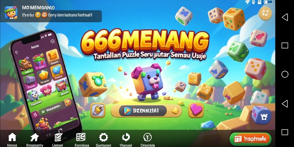 Screenshot gameplay 666MENANG dengan tantangan Puzzle yang menegangkan.