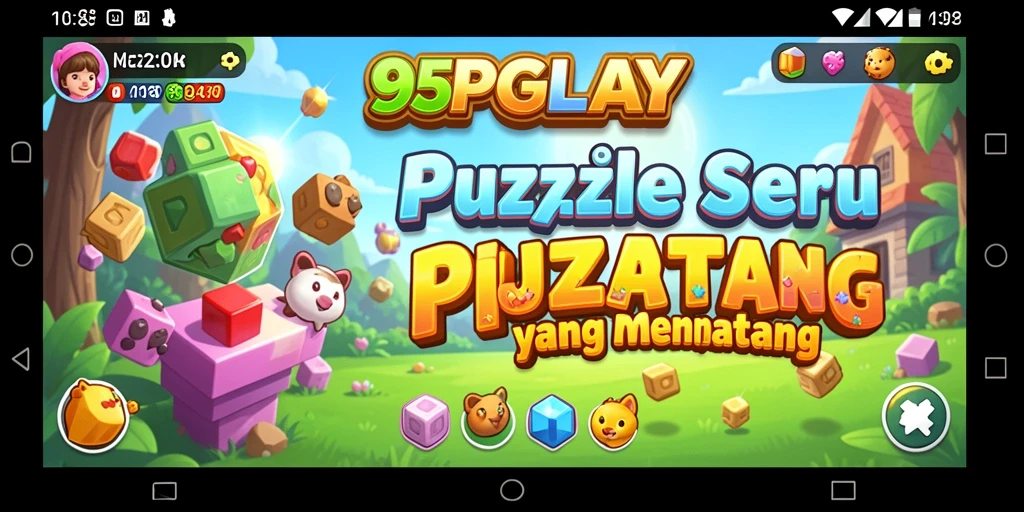 Tampilan gameplay Puzzle menarik dari 95PGPLAY dengan berbagai tantangan.