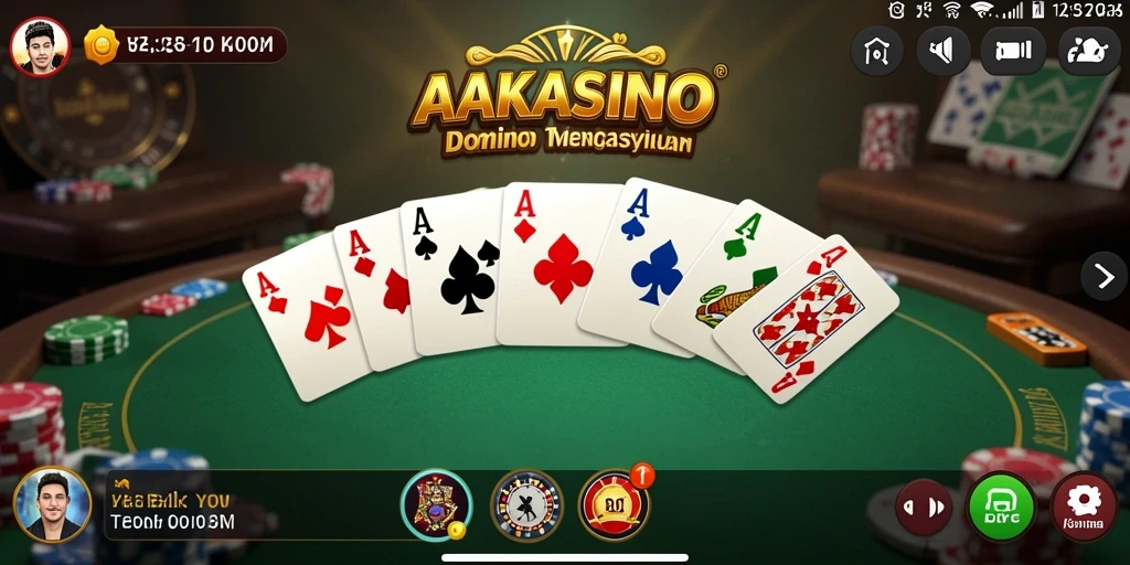 Tampilan gameplay seru dan interaktif di AAKASINO.