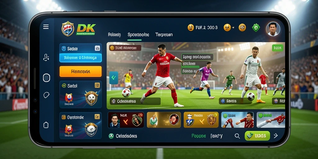 Tampilan antarmuka pengguna dari aplikasi DKK yang dinamis dan menarik.