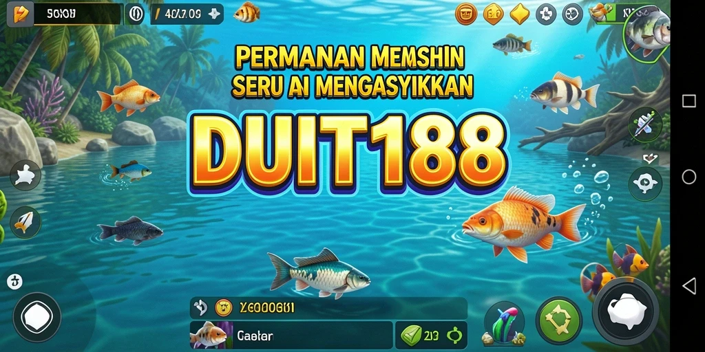 Gameplay DUIT188 yang menampilkan pengalaman memancing yang seru.