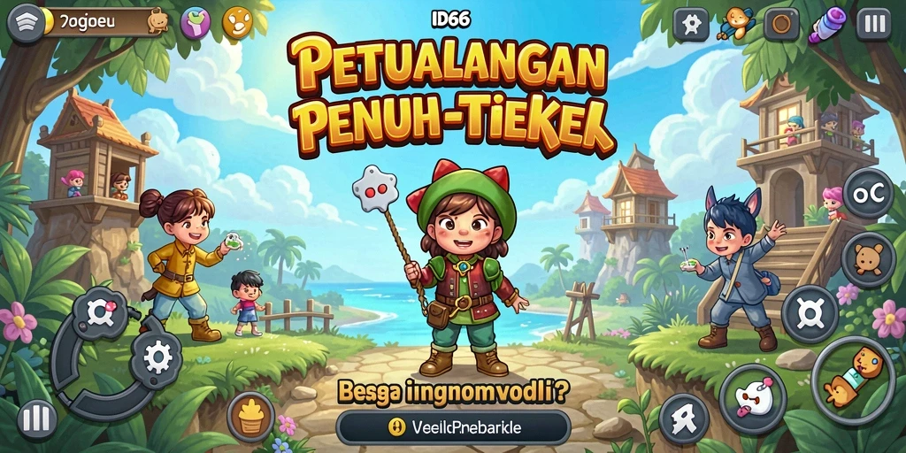 Screenshot gameplay seru dari ID66 menampilkan teka-teki yang menantang.