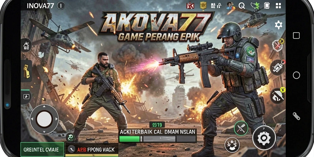 Tampilan gameplay seru dan mendebarkan dari INOVA77.