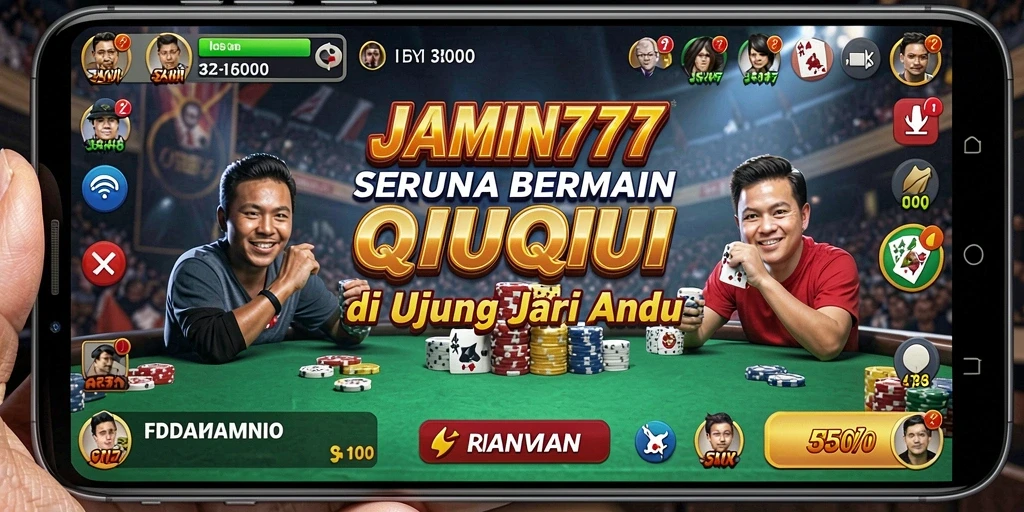 Tangkapan layar dari gameplay seru QiuQiu di JAMIN777.