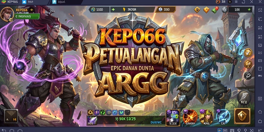 Tampilan gameplay seru di KEPO66 dengan pertarungan epik.