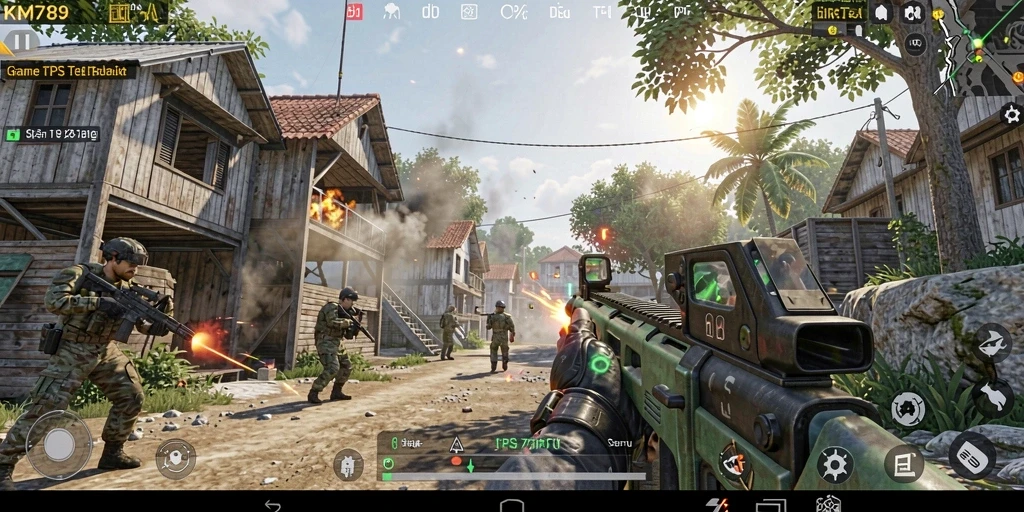 Gameplay seru dengan aksi tembak-menembak yang mendebarkan.