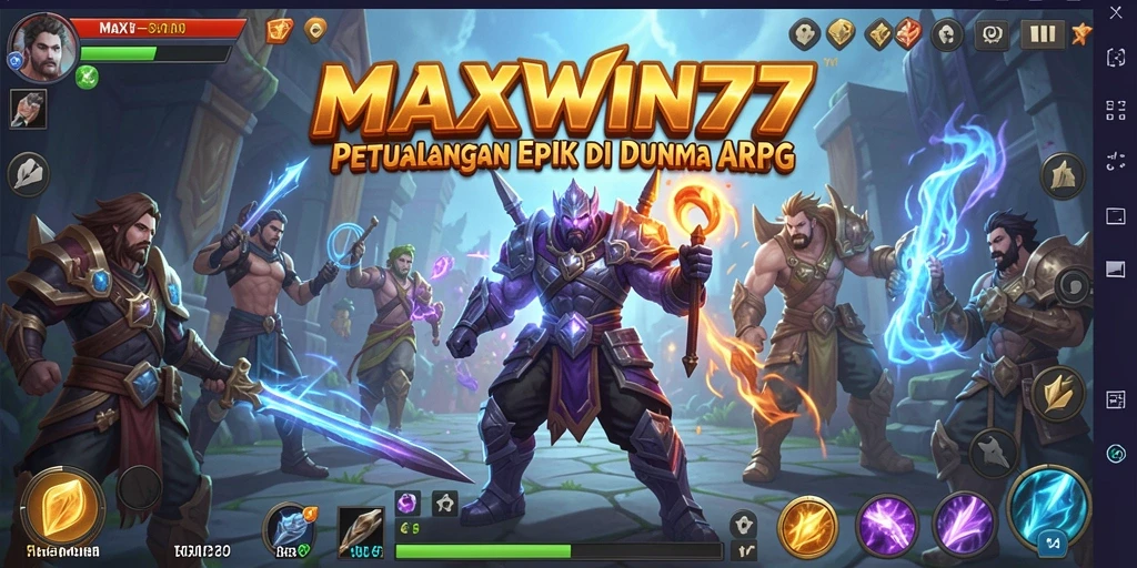 Tampilan gameplay <strong>MAXWIN77</strong> yang mendebarkan dan grafis menawan.
