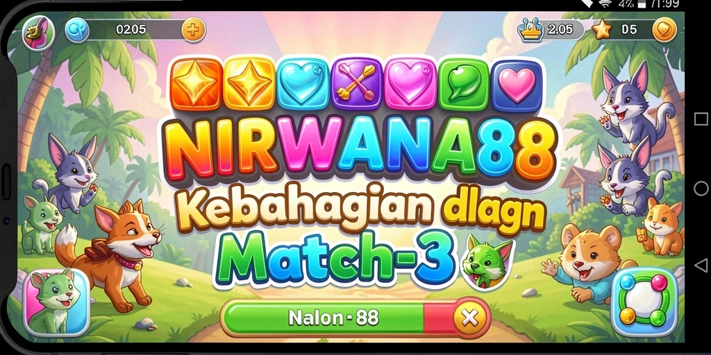 Tampilan gameplay seru di NIRWANA88 dengan elemen yang menarik.
