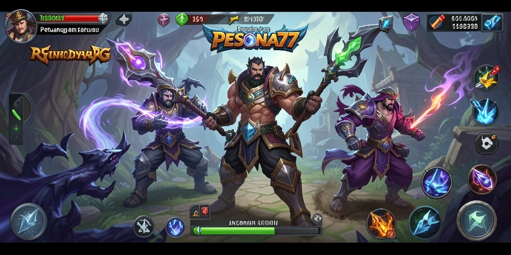 Tampilan screenshot PESONA77 menampilkan aksi seru dalam pertempuran ARPG.
