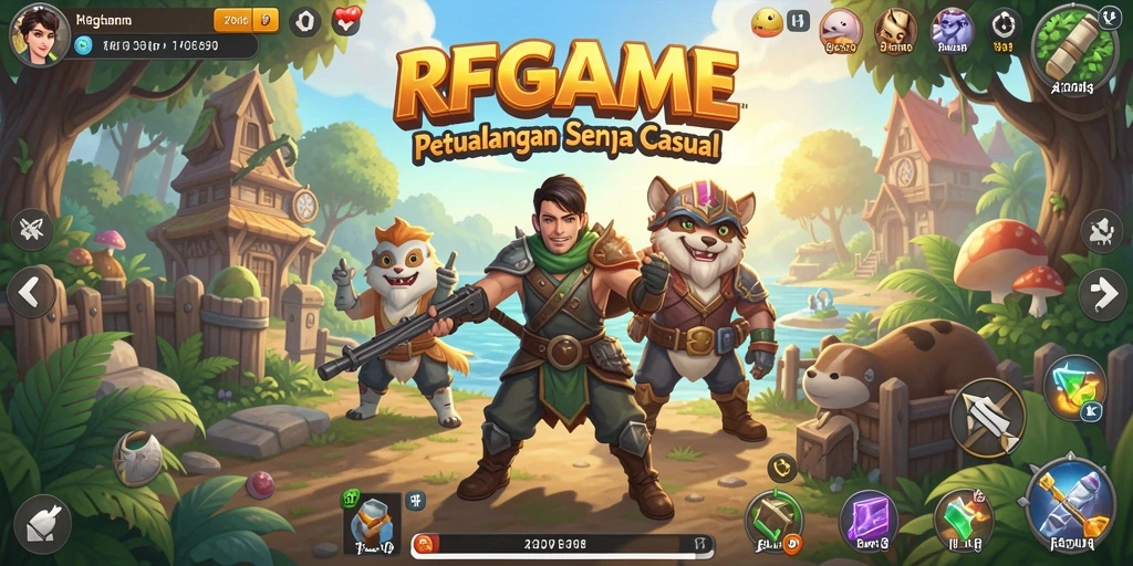 Tampilan menarik dari gameplay RPGAME yang seru dan menyenangkan.