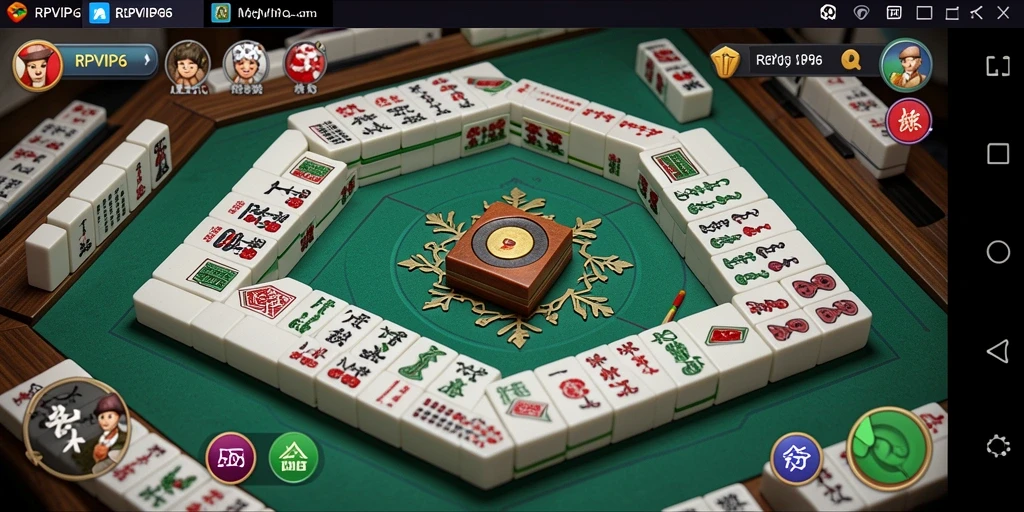 Tampilan gameplay RPVIP6 dengan mode Mahjong yang mengasyikkan.