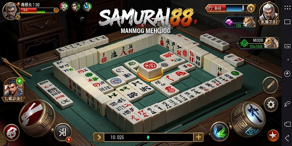 Tampilan gameplay menawan dalam SAMURAI88 yang memukau.