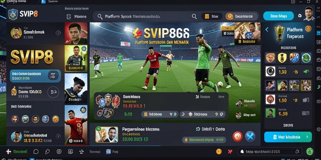 Tampilan screenshot gameplay menarik dari SVIP8 Sportsbook.